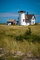 Stage Harbor Lighthouse Missing Lantern on Cape Cod